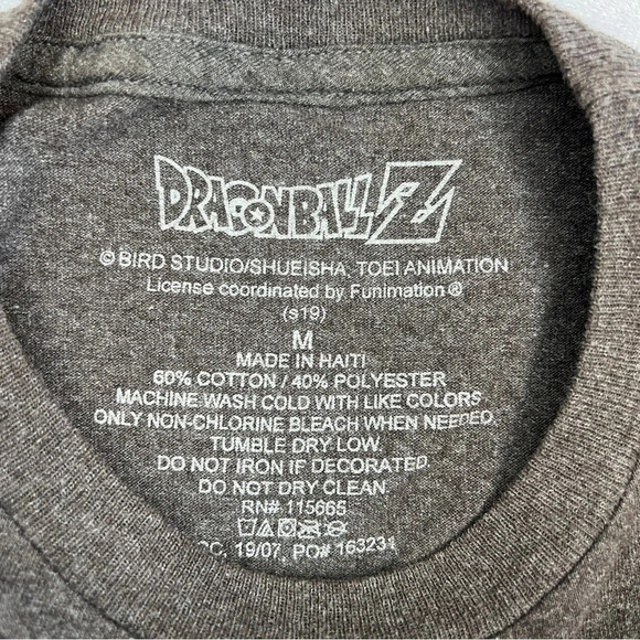 Dragon Ball Z Anime Tee Characters Goku and Vegeta Super Saiyan Forms Desig, M - Picture 4 of 4